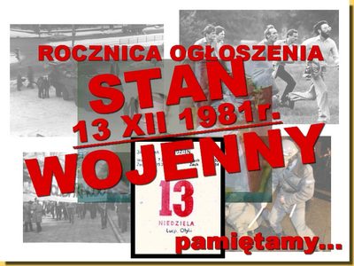 Rocznica ogłoszenia stanu wojennego