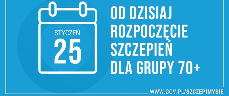 Szczepienia seniorów rozpoczęte!