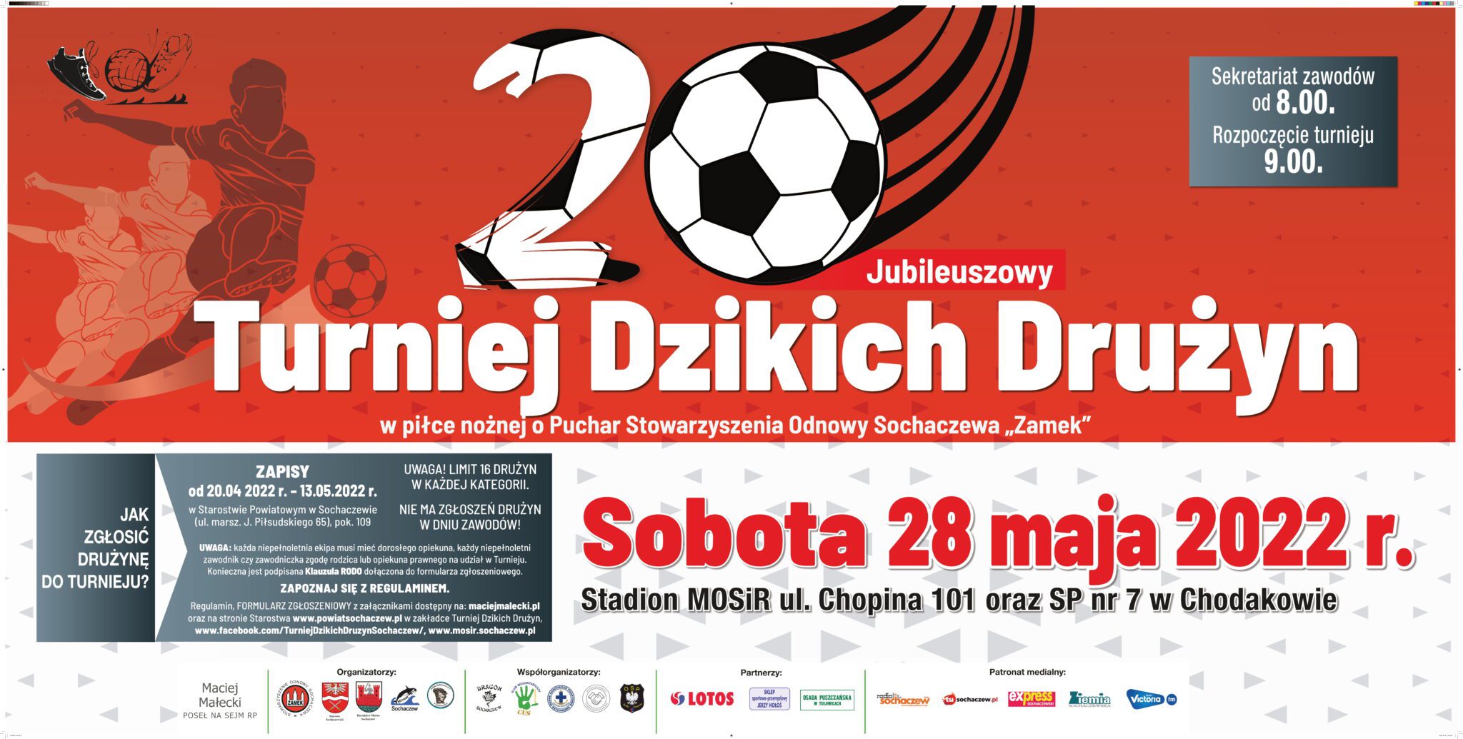 Od 20 kwietnia ruszyły zapisy do Turnieju Dzikich Drużyn!