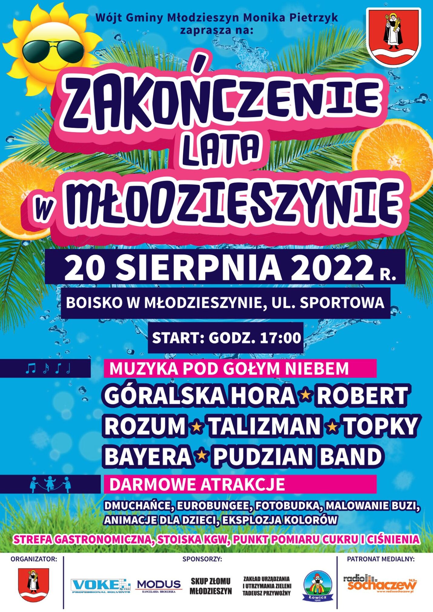 Zapraszamy na Zakończenie Lata w Młodzieszynie 2022!