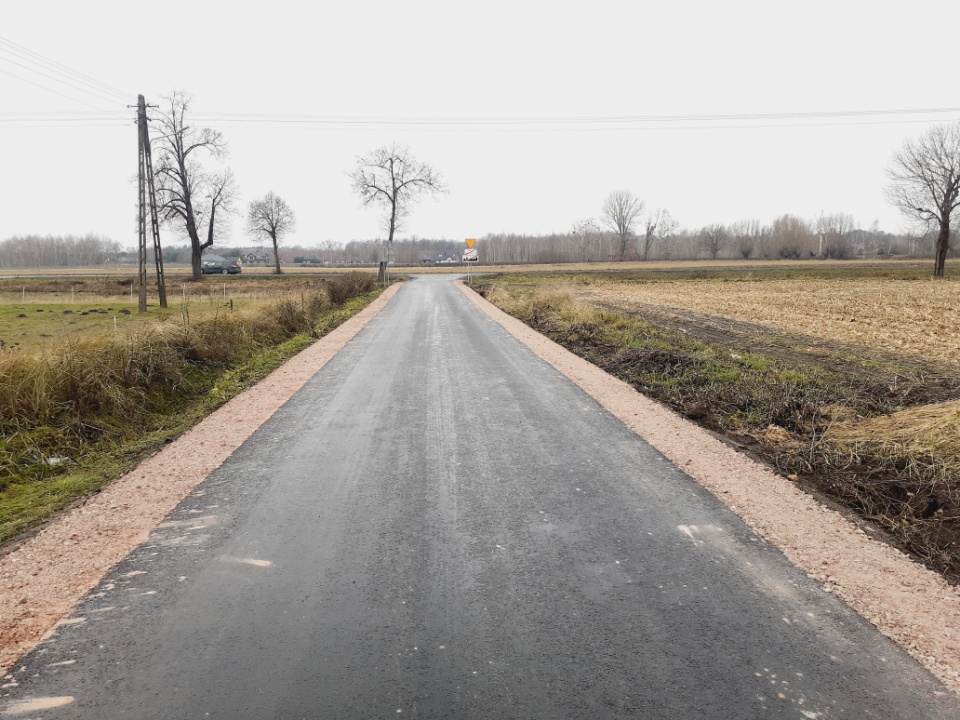 Ulica Wierzbowa z nową nawierzchnią