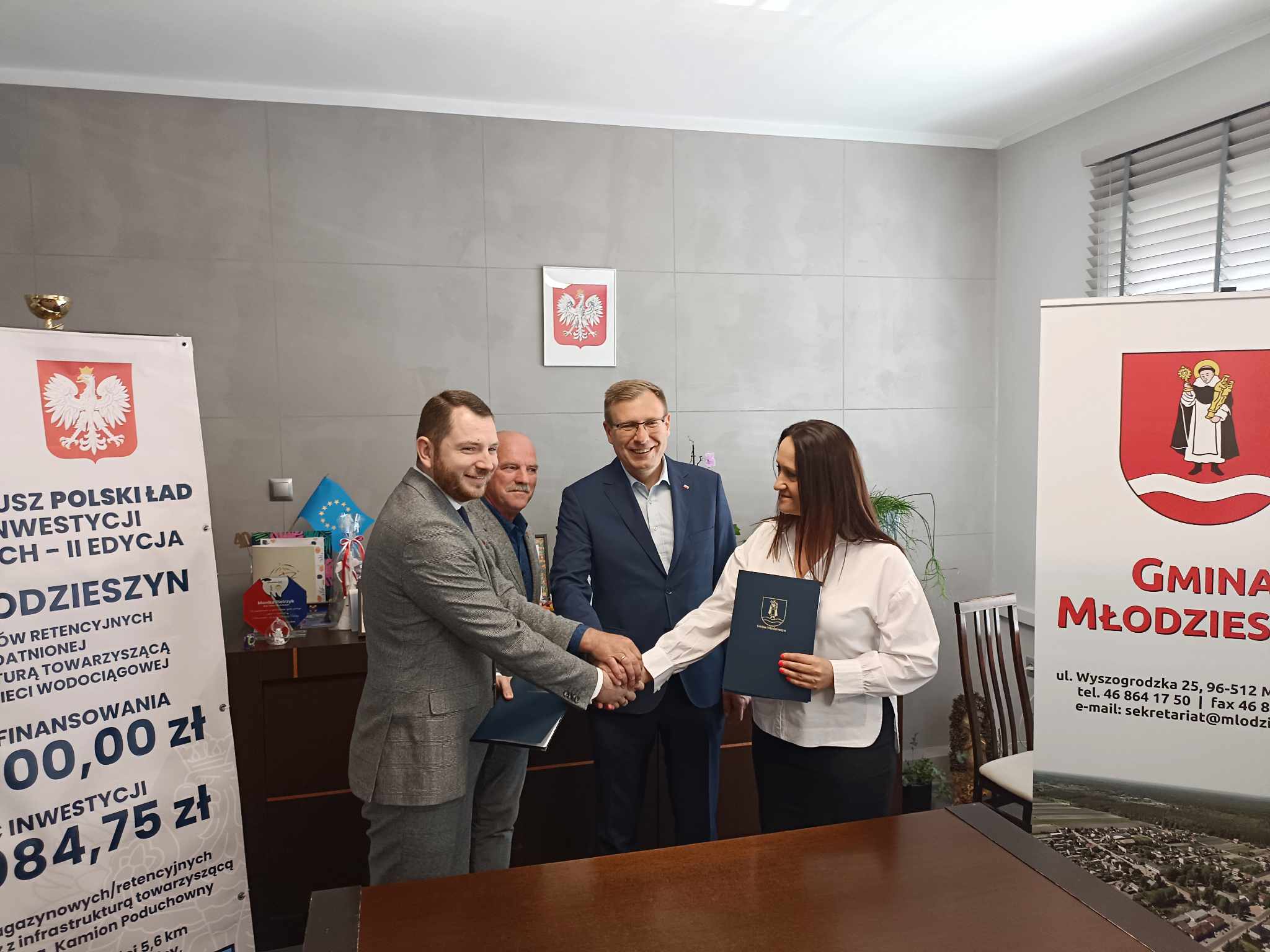 Umowa na wodociąg i trzy zbiorniki retencyjne podpisana