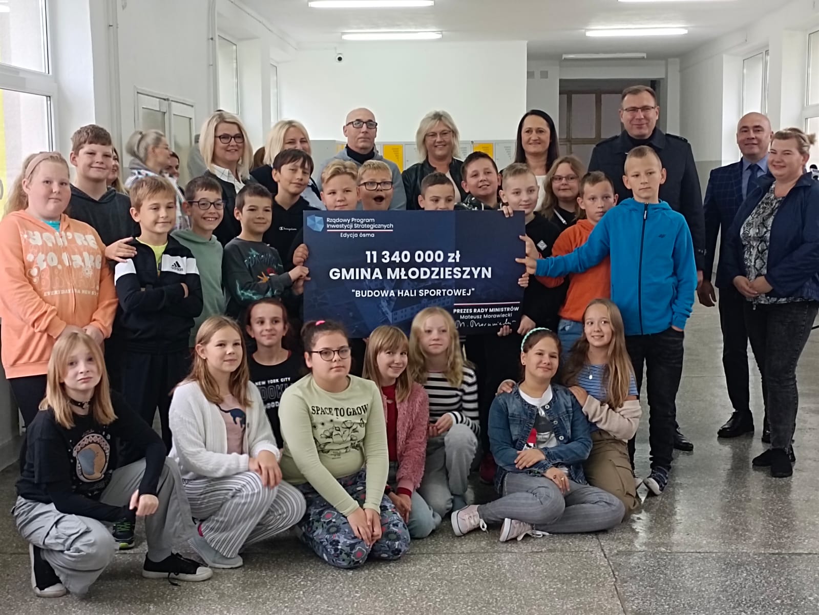 Otrzymaliśmy ponad 11 mln złotych na budowę hali sportowej w Młodzieszynie