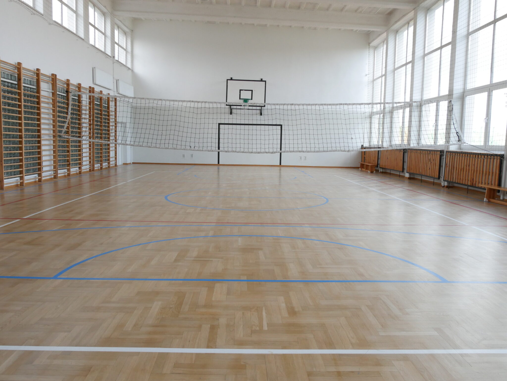 Zmodernizowano salę gimnastyczną przy Szkole Podstawowej w Młodzieszynie