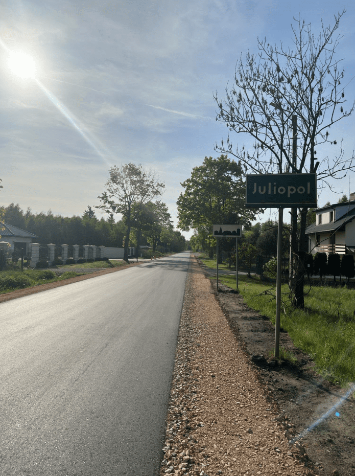 Prace remontowe na drodze powiatowej 3815W zbliżają się ku końcowi