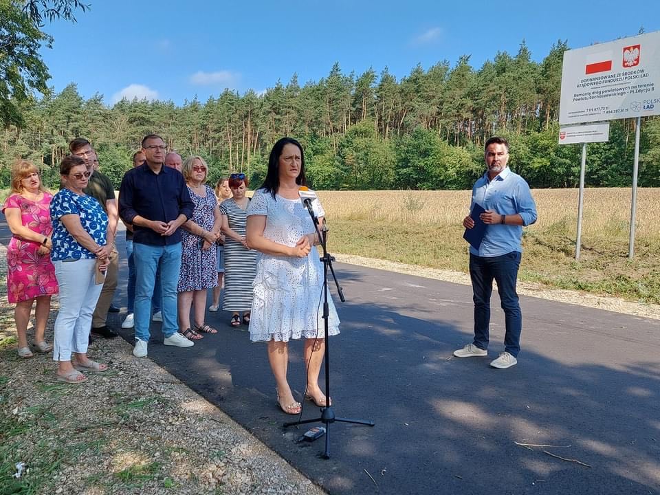 Odbiór drogi powiatowej nr 3838W Budy Stare – Młodzieszyn