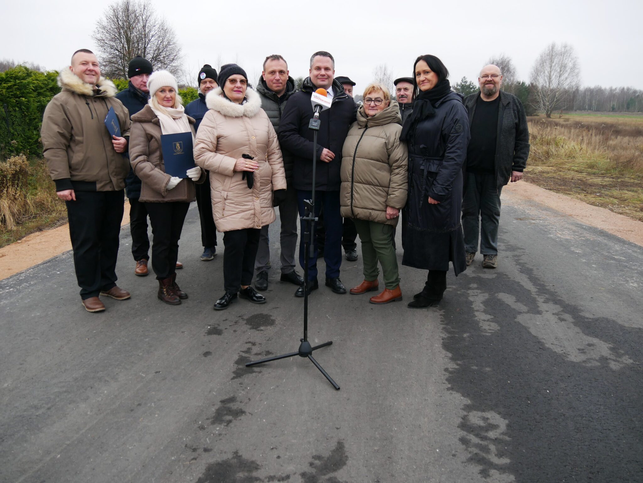 Otwarcie dróg w Adamowej Górze