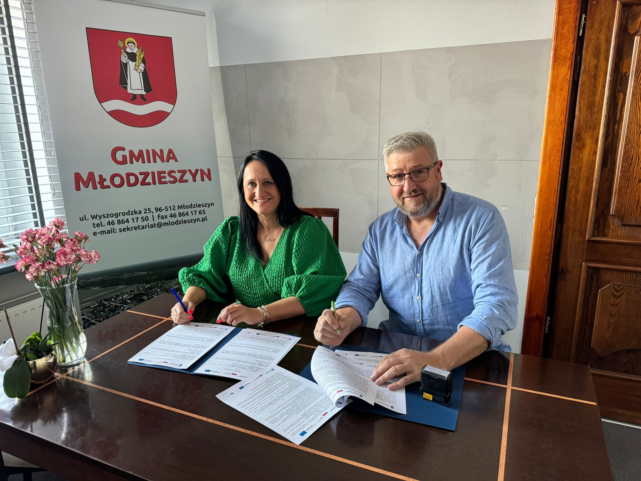 Podpisanie umowy z wykonawcą na dostawę agregatu prądotwórczego